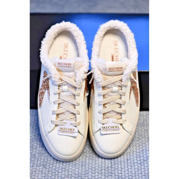 New! Size: 7 Women Skechers Hiland Warmed Up Comfort Mules Memory Foam Fur/Lined - Picture 7 of 12